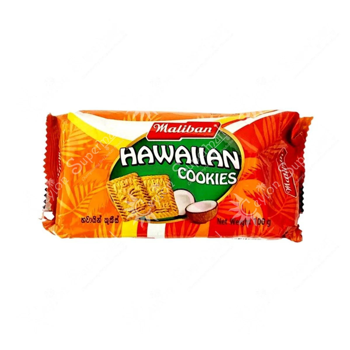 Maliban Hawaiian Cookie 100g